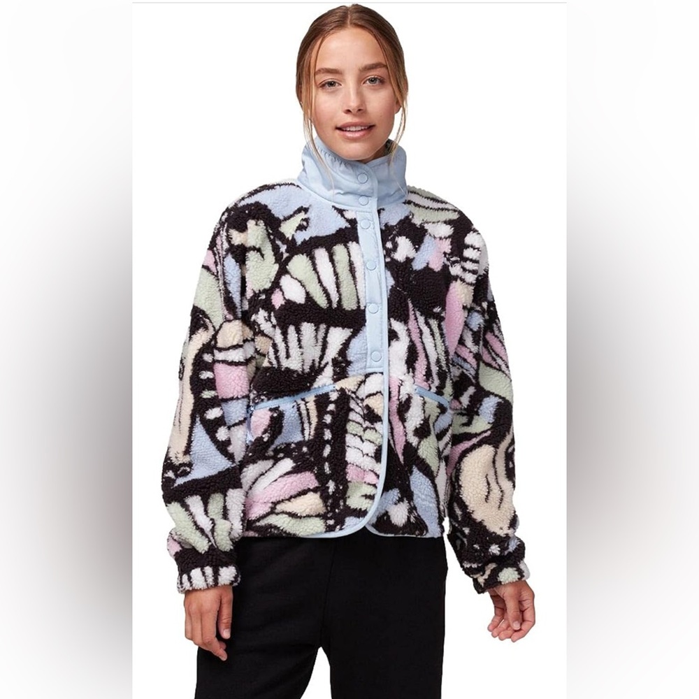 Free People Multicolor Patterned Jacket - image 7